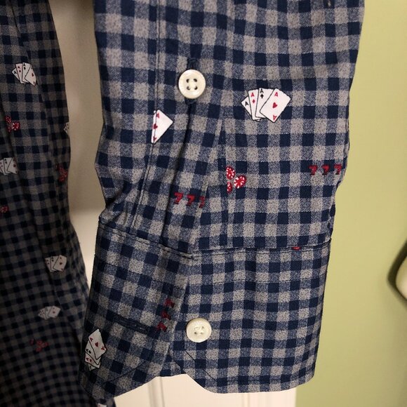 Cremieux Classics Men's Long Sleeve Shirt Slim Fit Size Medium 100% Cotton NWT - Picture 7 of 11